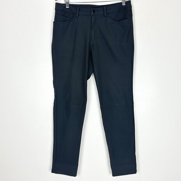 Lululemon Commission Pant 28" Size 32 Gray Classic Stretch Tech ABC Golf A60416 - Picture 1 of 16